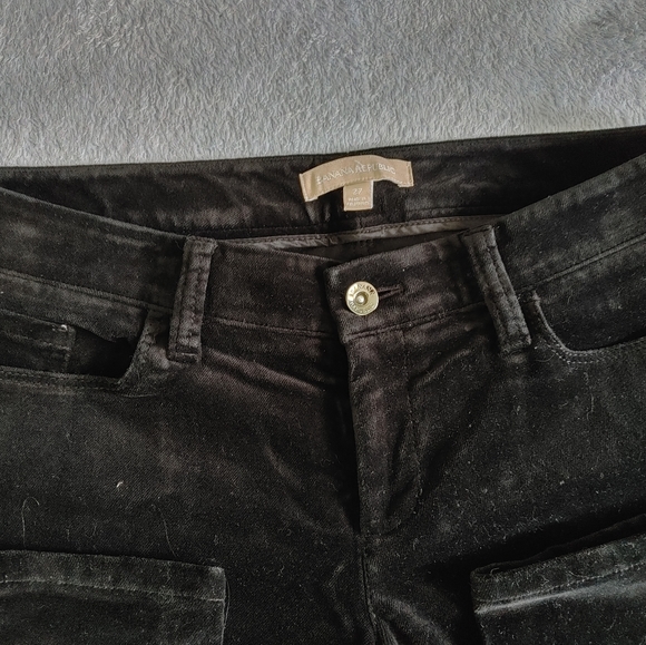 *SOLD* Banana Republic Black Velvet Pants - Picture 3 of 4